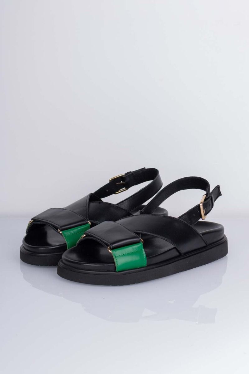 Pavement - Sandaler - Lava - Black/Green Combo 