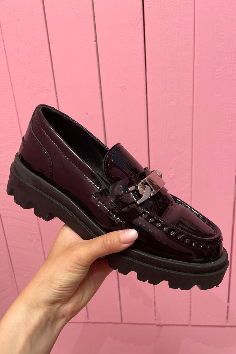 Pavement - Sko - Liliana Buckle - Black Polido/Silver 