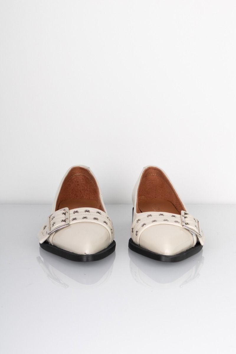 Pavement - Sko - Saso Low - Beige Patent