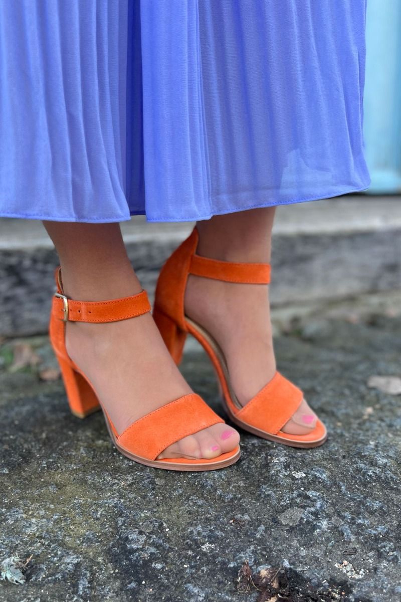 Pavement - Stiletter - Silke - Orange Suede