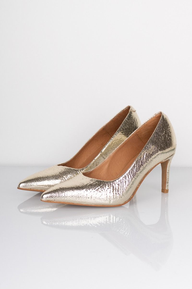 Pavement - Stiletter - Nubia Glam - Light gold metallic 