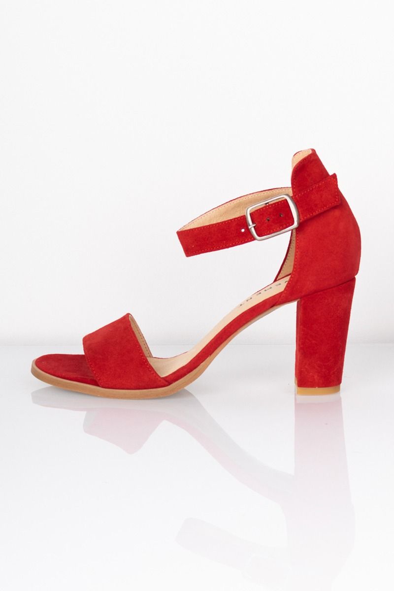 Pavement - Stiletter - Silke - Red Suede