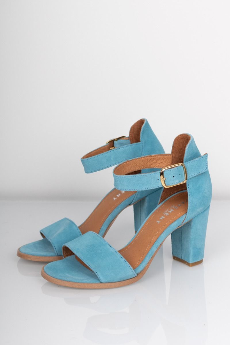 Pavement - Stiletter - Silke - Skyblue Suede