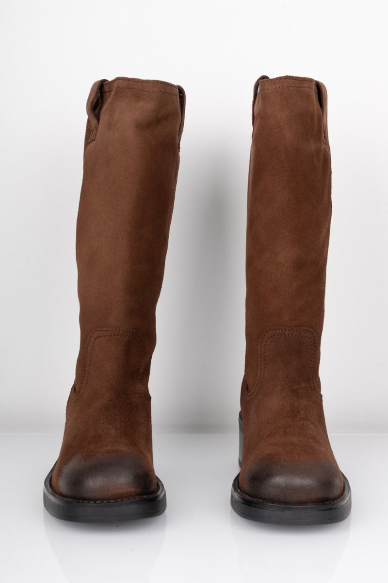 Pavement - Støvle - Anneli Suede - Brown suede
