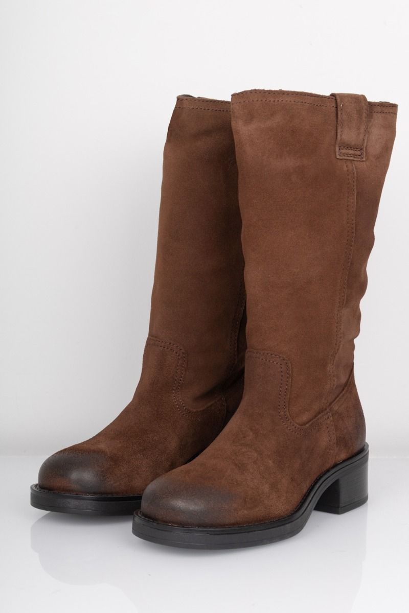 Pavement - Støvle - Anneli Suede - Brown suede