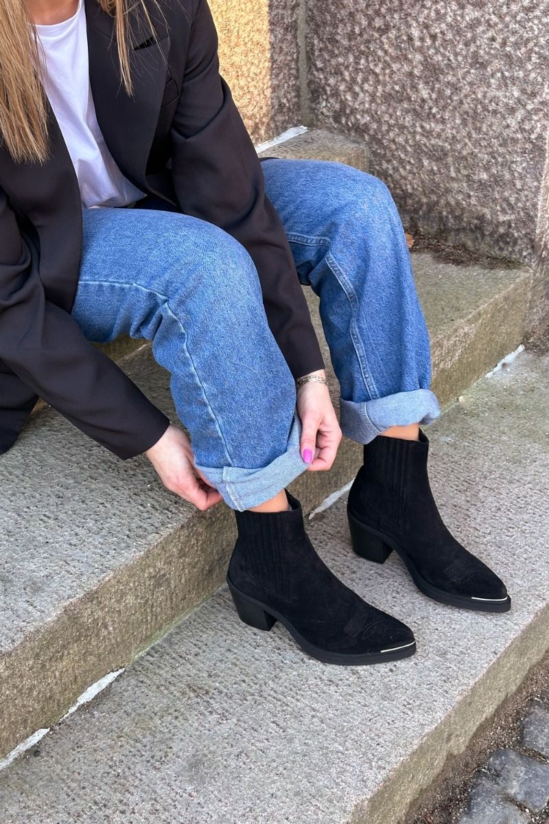 Pavement - Støvler - Tiger - Black Suede 