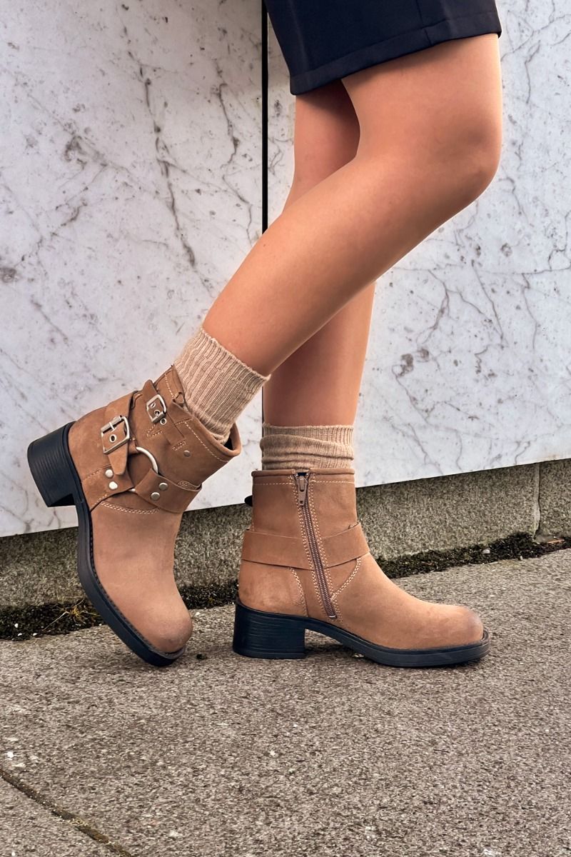 Pavement - Støvler - Zevil Suede - Taupe Suede