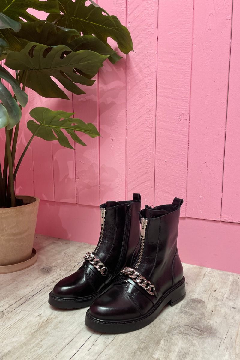 Pavement - Støvler - Franca - Black/Silver 