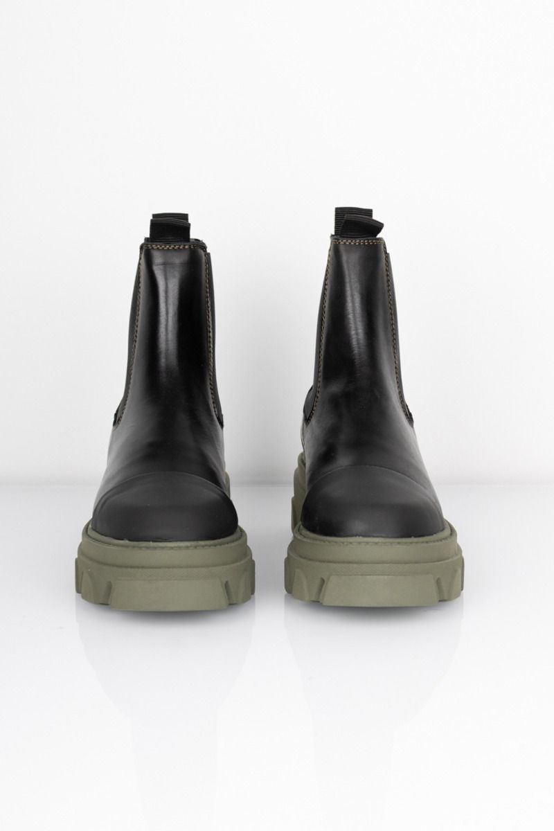 Pavement - Støvler - Paola - Black/Green