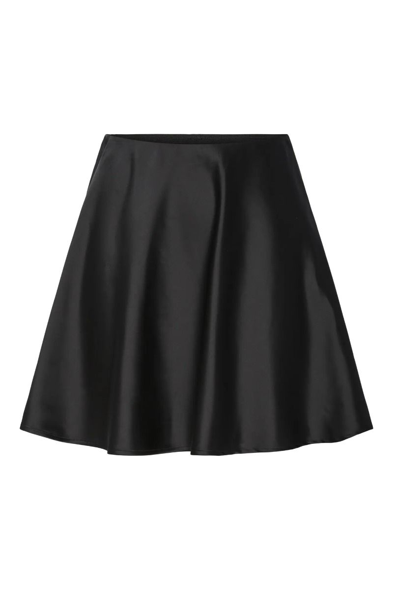 Y.A.S - Nederdel - Pella HW Volume Short Skirt - Black