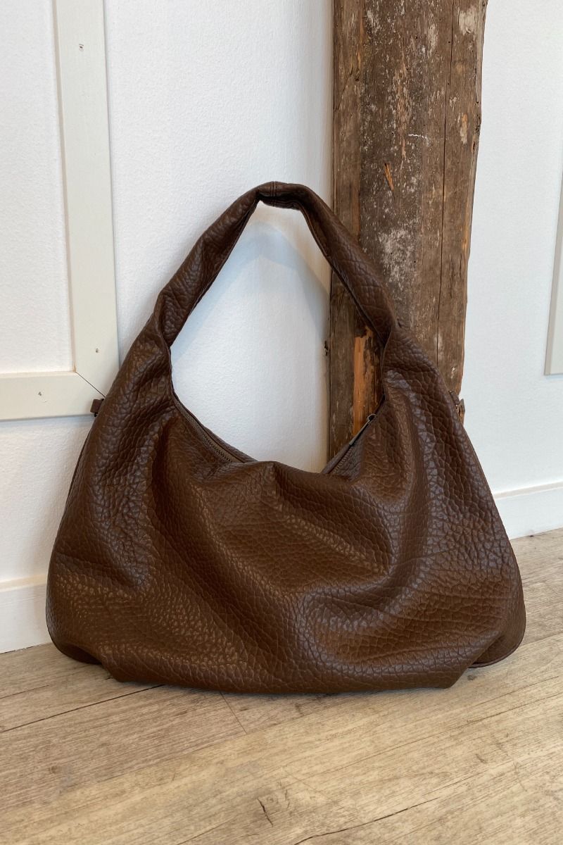 Noella - Taske - Peony Hobo Bag - Coffee