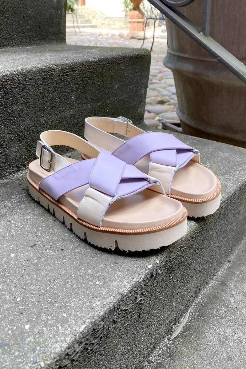 Phenumb - Sandaler - Noelle - Lavender/beige