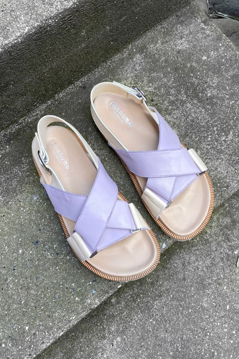 Phenumb - Sandaler - Noelle - Lavender/beige