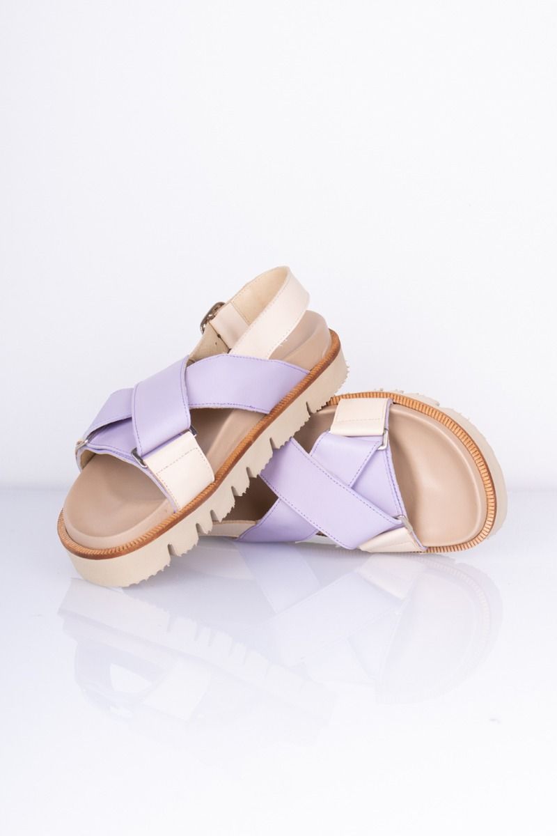 Phenumb - Sandaler - Noelle - Lavender/beige
