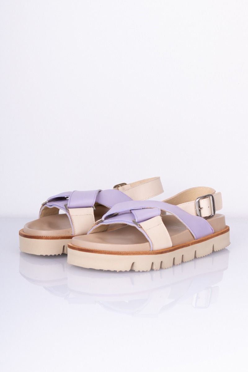 Phenumb - Sandaler - Noelle - Lavender/beige