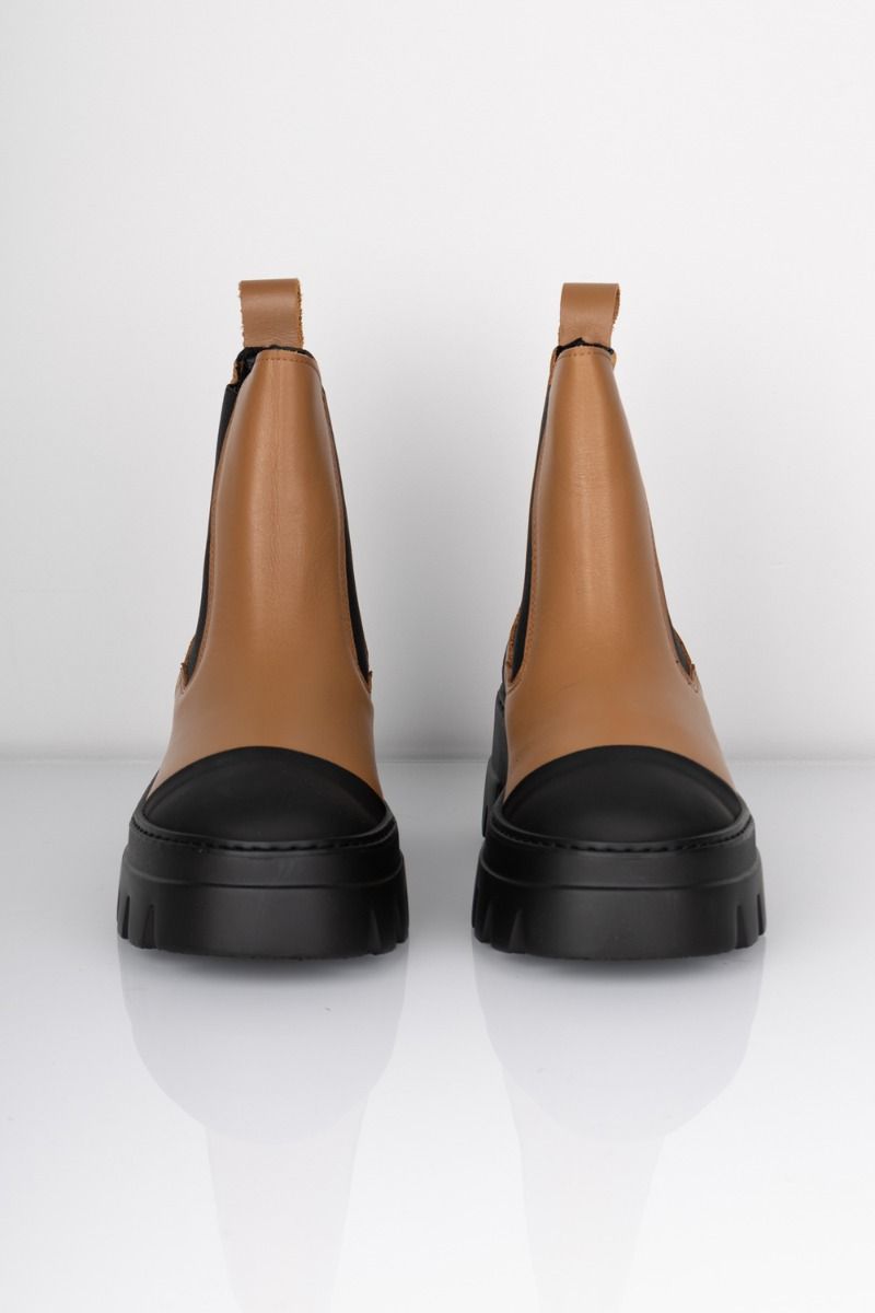 Phenumb - Støvle - Chow Low - Camel/Black