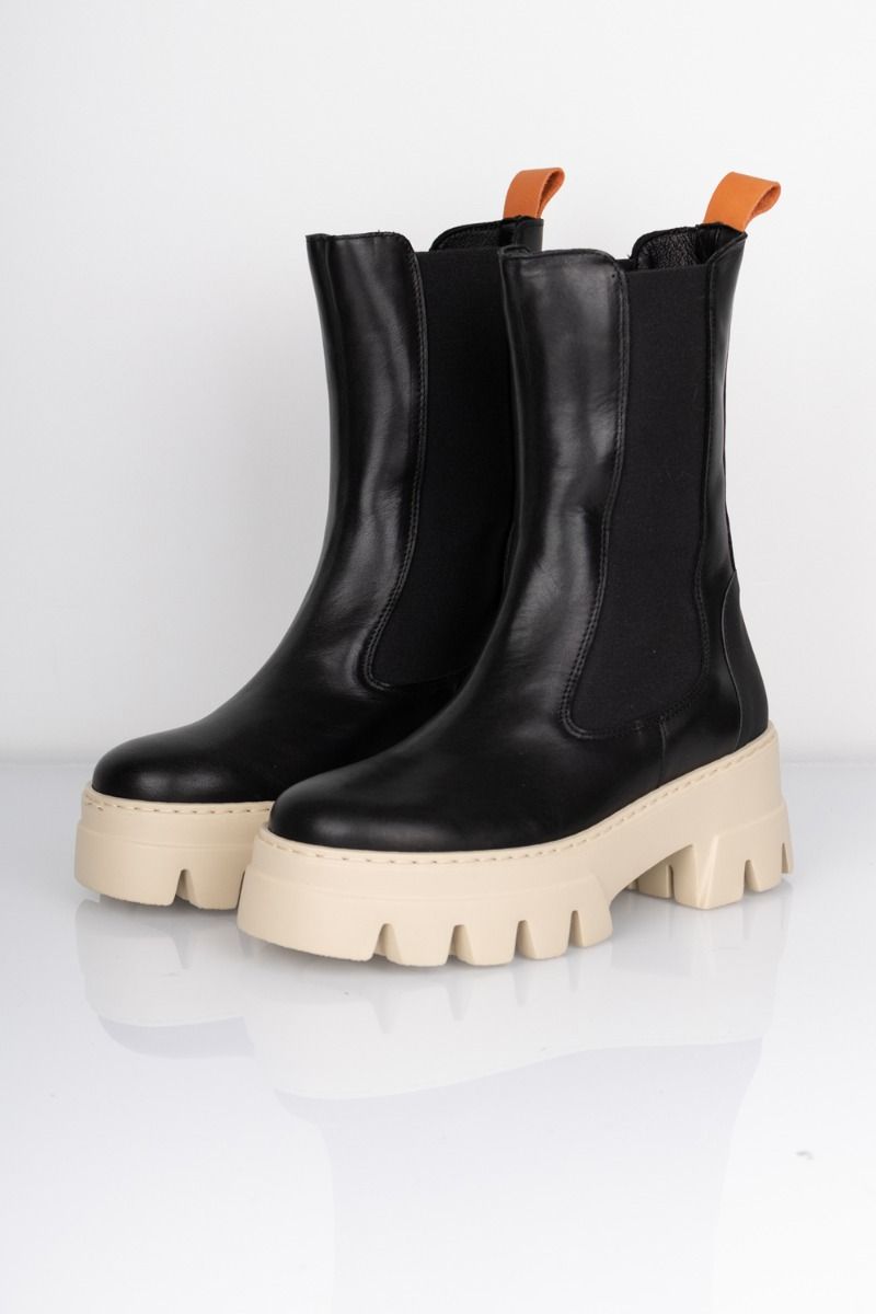 Phenumb - Støvle - Clover Beg - Black/Black