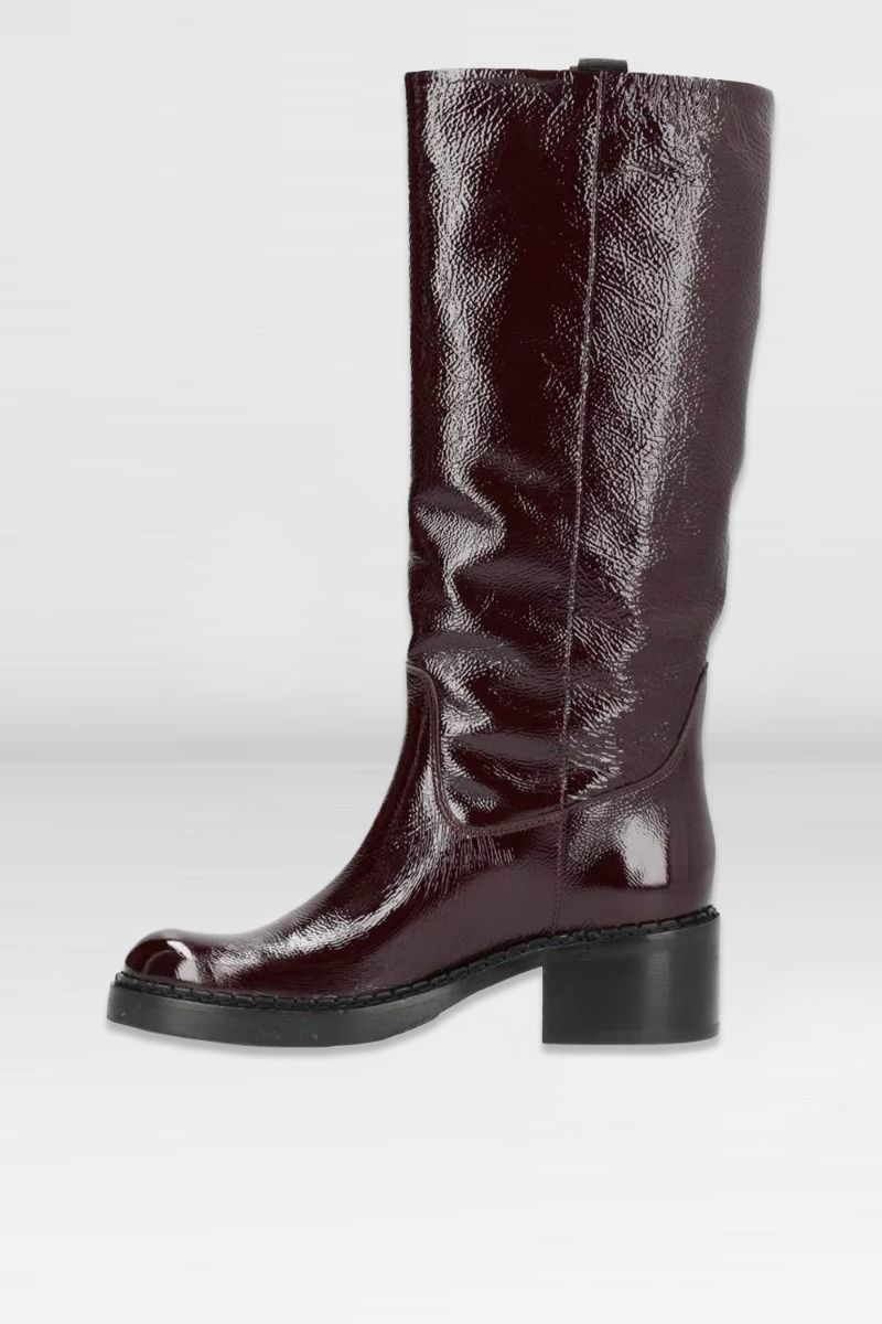 Phenumb - Støvler - Exposed Long P - Dark Bordo Patent