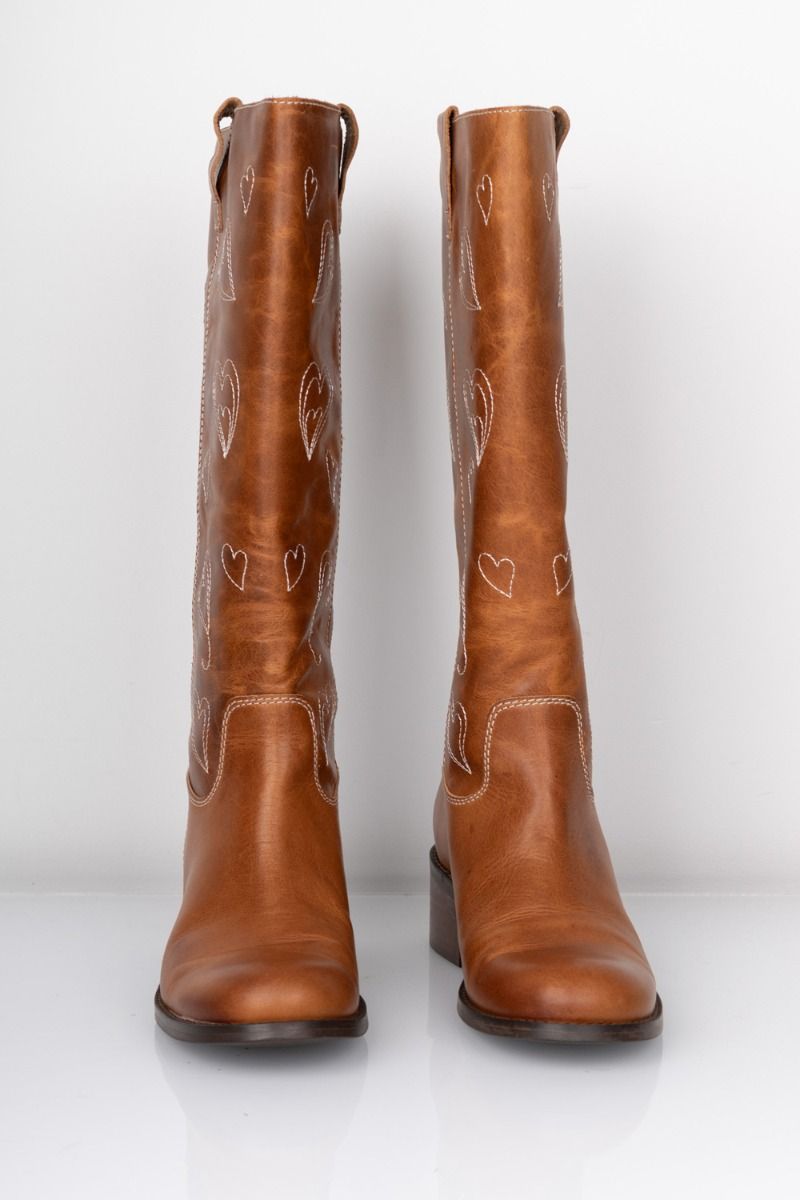 Phenumb - Støvler - Heartscape Long H - Cognac