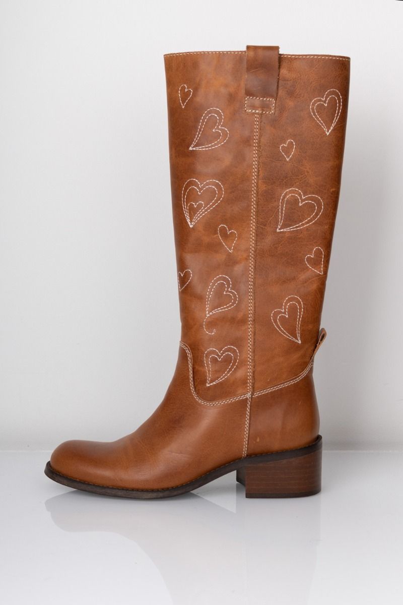 Phenumb - Støvler - Heartscape Long H - Cognac