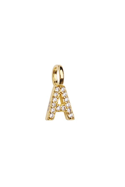 Pico - Vedhæng - Alphabet Pendant A - Gold