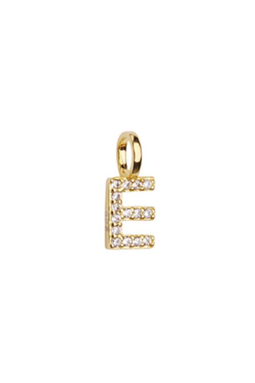 Pico - Vedhæng - Alphabet Pendant E - Gold