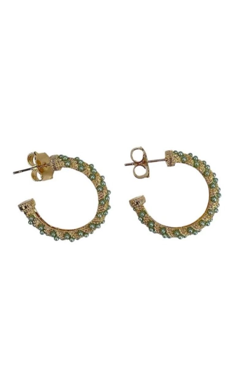 Pico - Øreringe - Akoya earrings - Sage