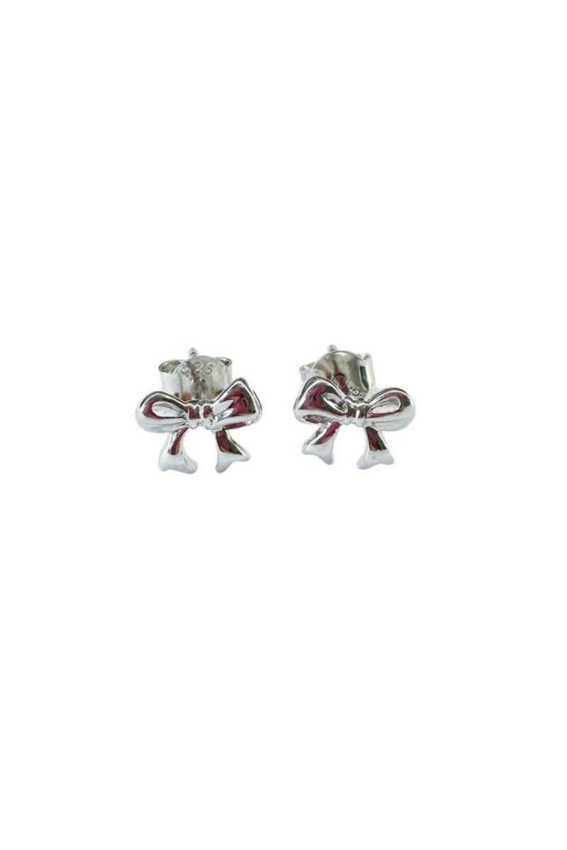 Pico - Øreringe - Bow Petite Studs S - Silver