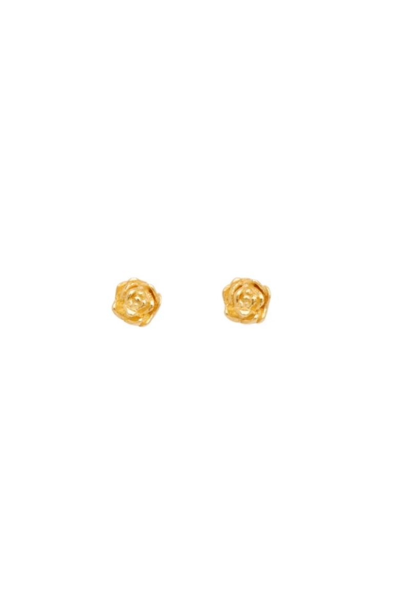 Pico - Øreringe - Rose Studs FG - Goldplated