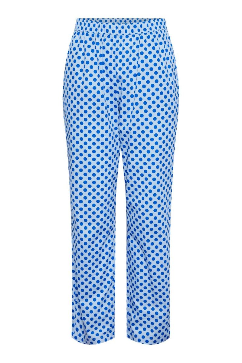 Pieces - Bukser - PC Jolly HW Pants - Airy Blue 