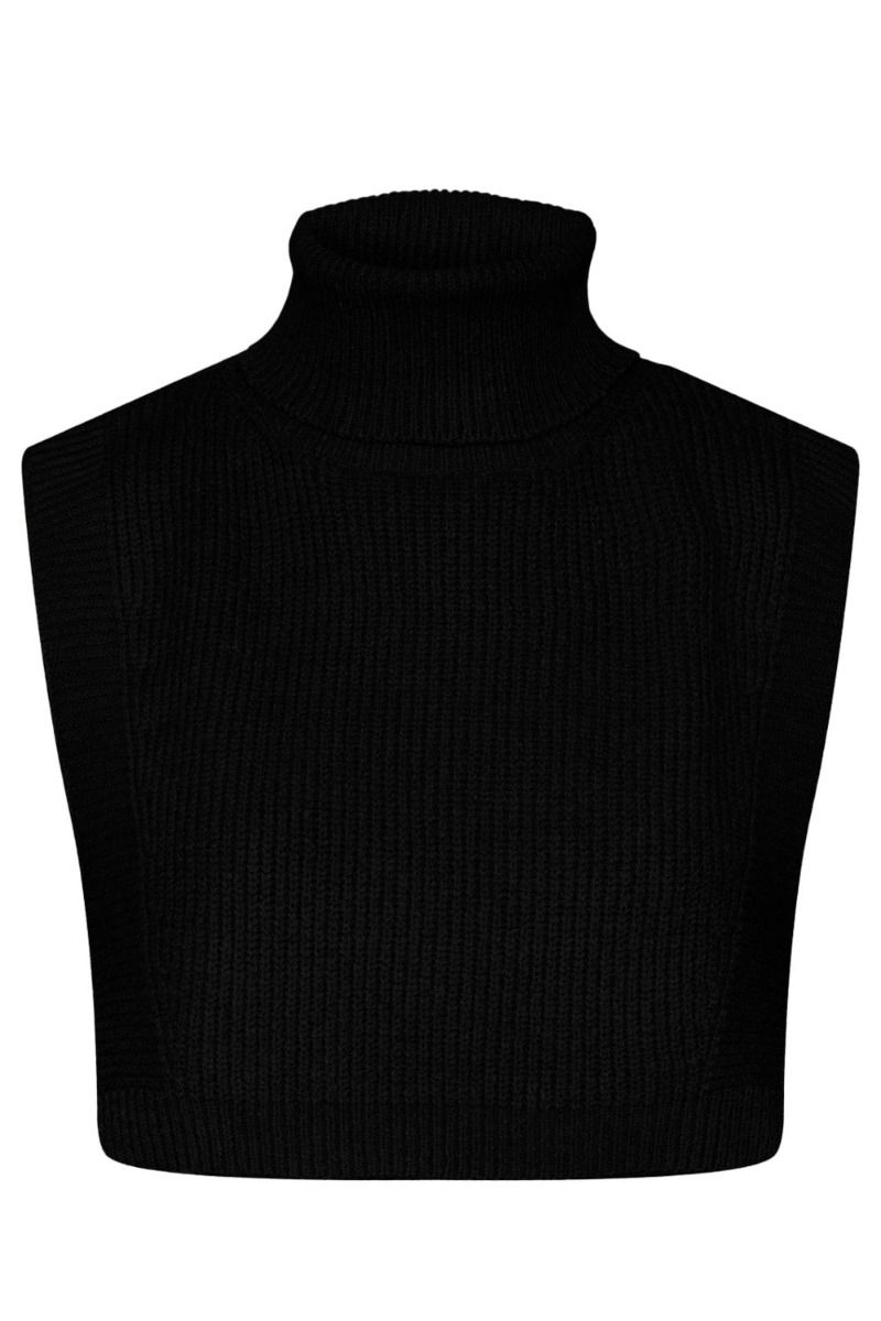 ❤︎ Pieces - Halstørklæde - PC Jenny Neckwarmer - Black