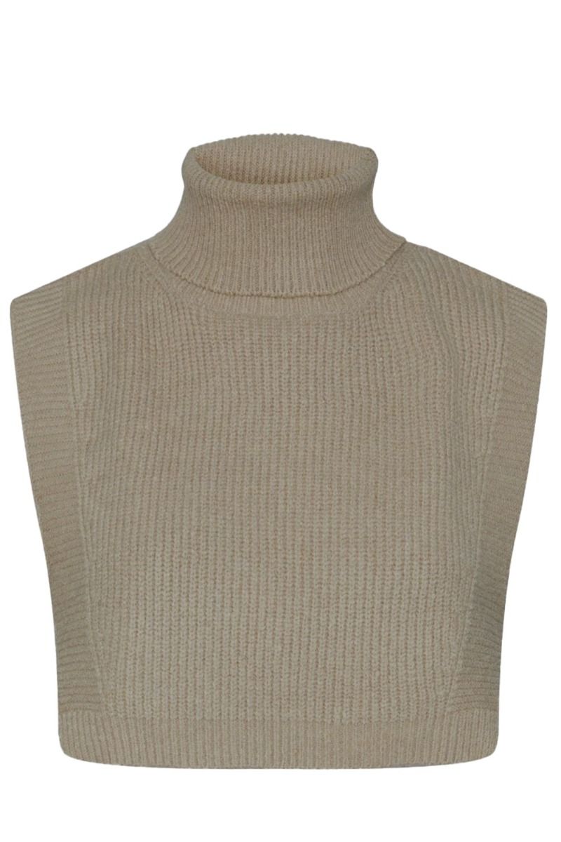 ❤︎ Pieces - Halstørklæde - PC Jenny Neckwarmer - White Pepper