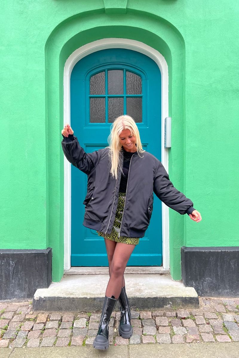 Pieces - Jakke - PC Danny LS Bomber Jacket - Black 