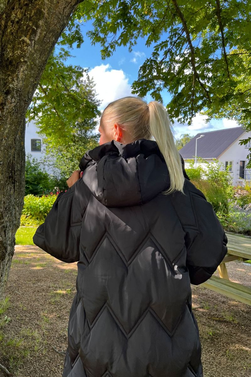 Pieces - Jakke - PC Jocelyn Long Puffer Jacket - Black