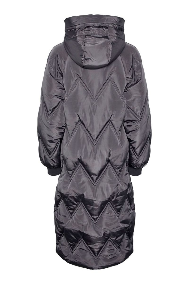 Pieces - Jakke - PC Jocelyn Long Puffer Jacket - Magnet