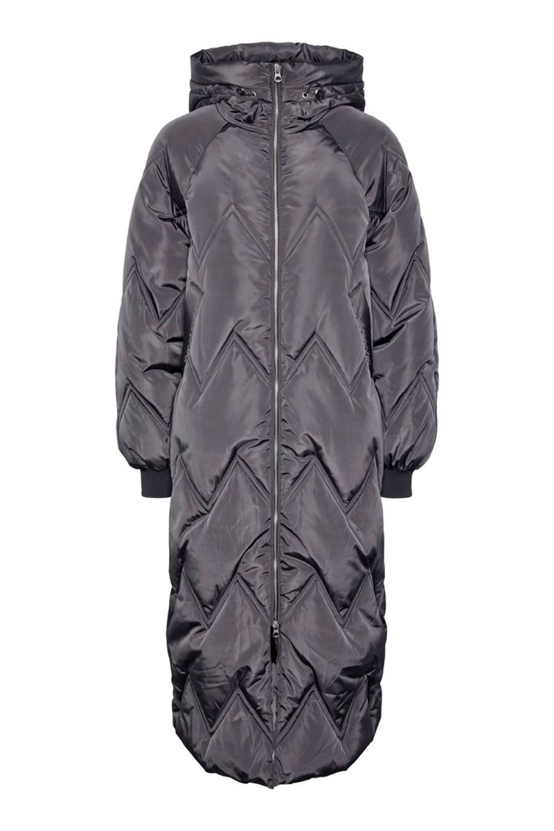 Pieces - Jakke - PC Jocelyn Long Puffer Jacket - Magnet