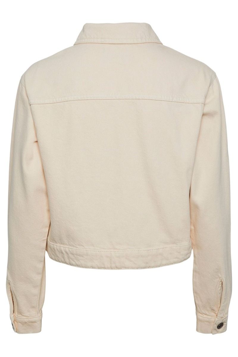 Pieces - Jakke - PC Tessie LS DNM Jacket - Whitecap Gray