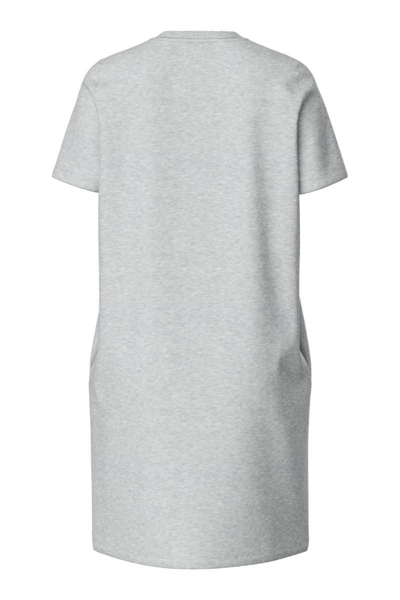 Pieces - PC Chilli Summer SS Sweat Dress - Light Grey Melange