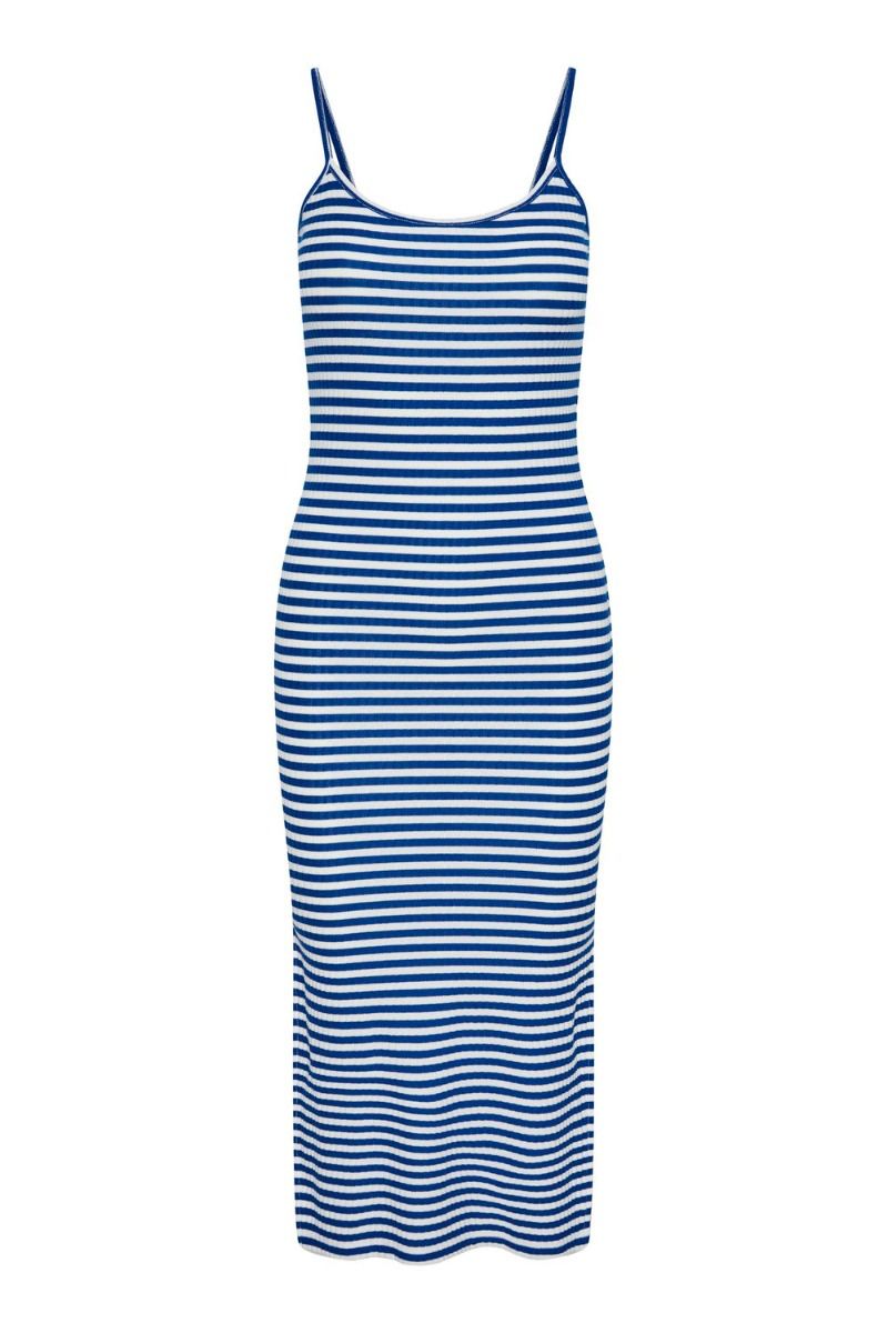 Pieces - Kjole - PC Maya Midi Strap Dress - Mazarine Blue