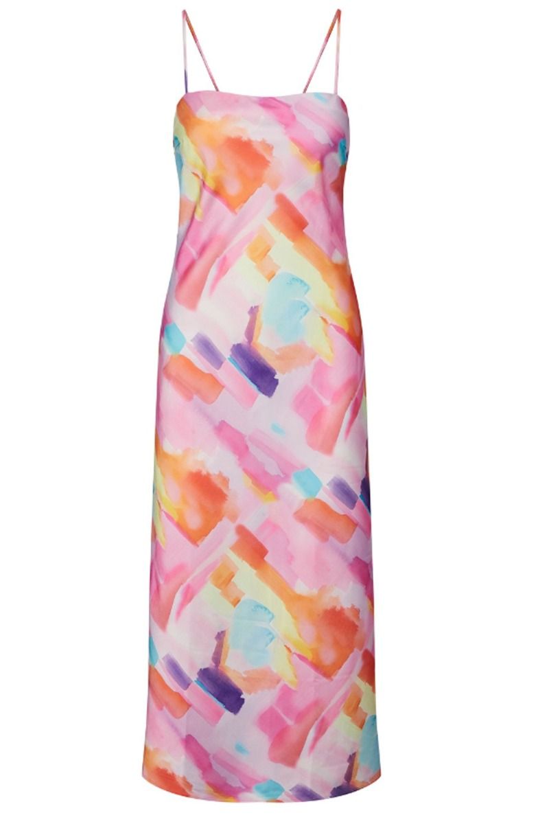 Pieces - Kjole - PC Summer Midi Slip Dress - Begonia Pink