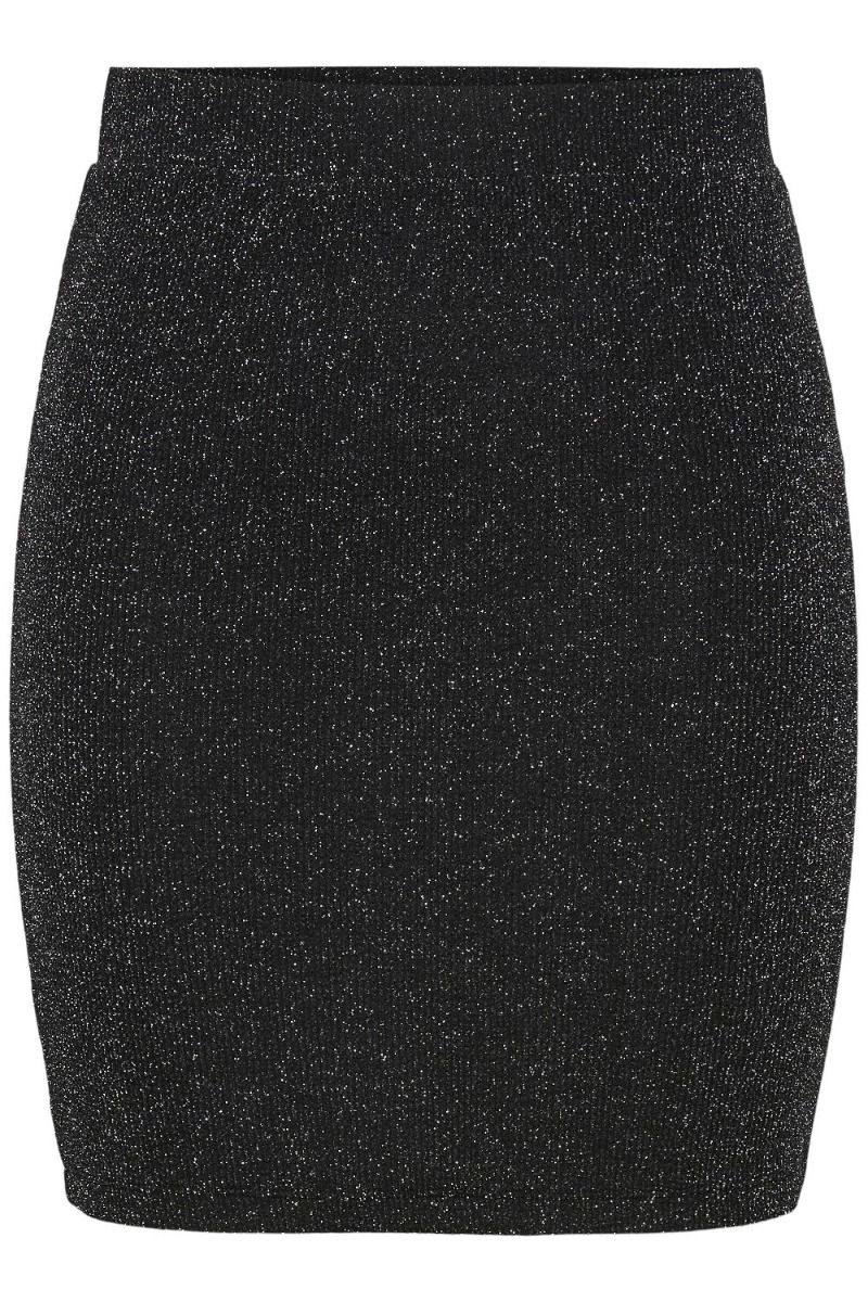 Pieces - Nederdel - PC Lina HW Short Pencil Skirt - Black