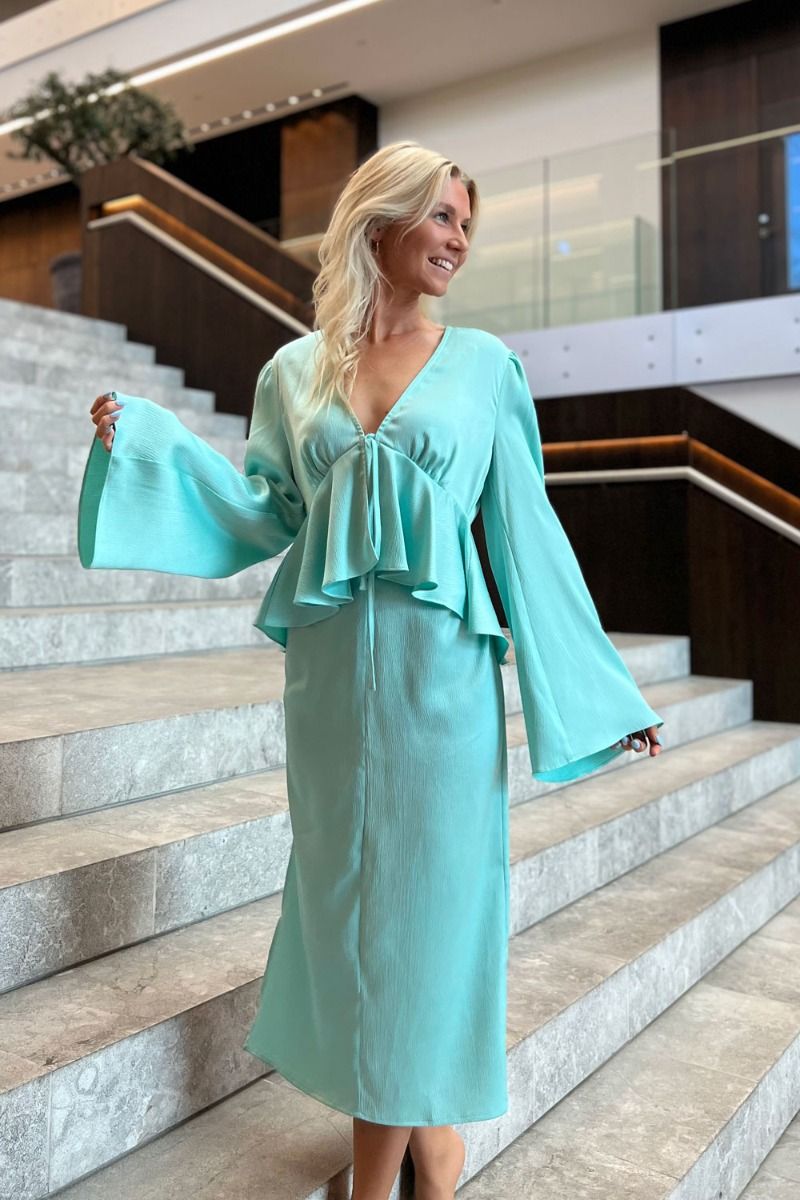 Pieces - Nederdel - PC Marly HW Midi Skirt - Ice Green