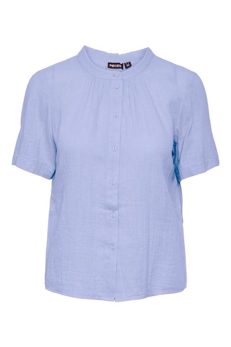 Pieces - Skjorte - PC Mastina SS Shirt - Hydrangea