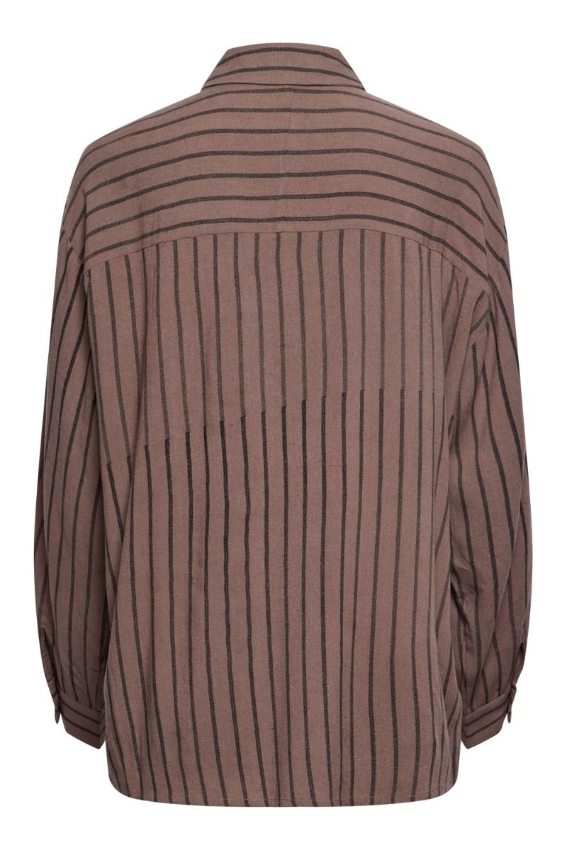 Pieces - Skjorte - PC Pia LS Loose Shirt - Falcon