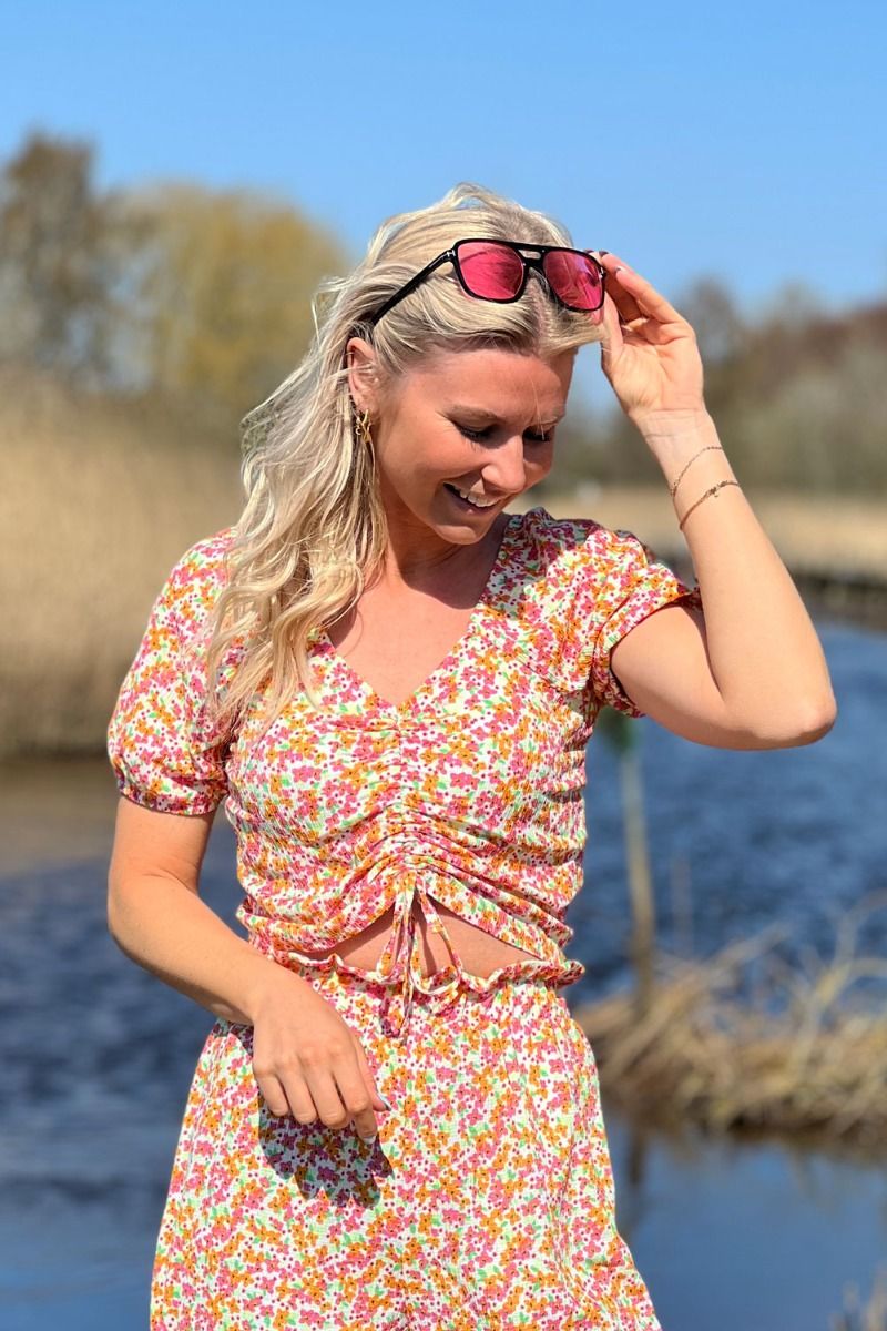 Pieces - Top - PC Luciana SS Top - Cloud Dancer