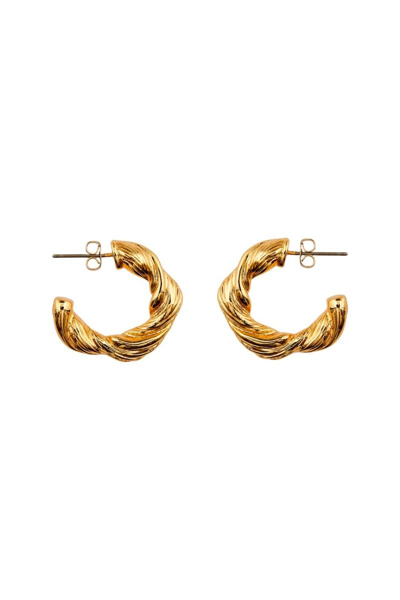 Pieces - Øreringe - Matti - Earrings - Gold - Ditte Estrup