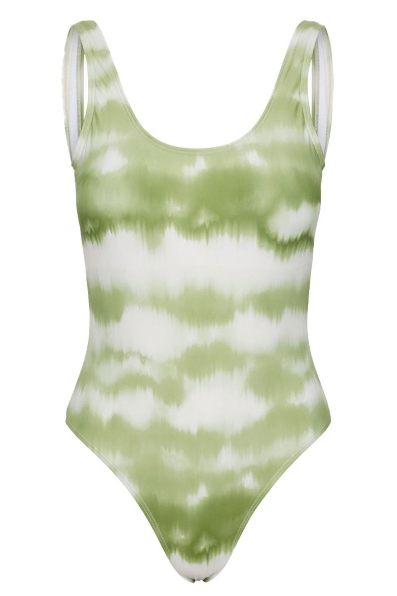 Pieces - Badedragt - PC Anesa Swimsuit - Turtle Green
