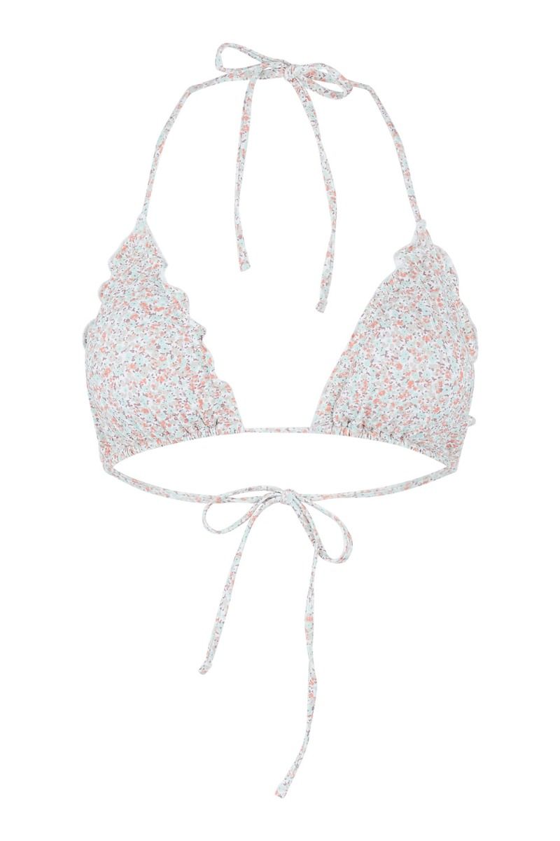Pieces - Badetøj - PC Gaby Bikini Triangle Bra - Bright White