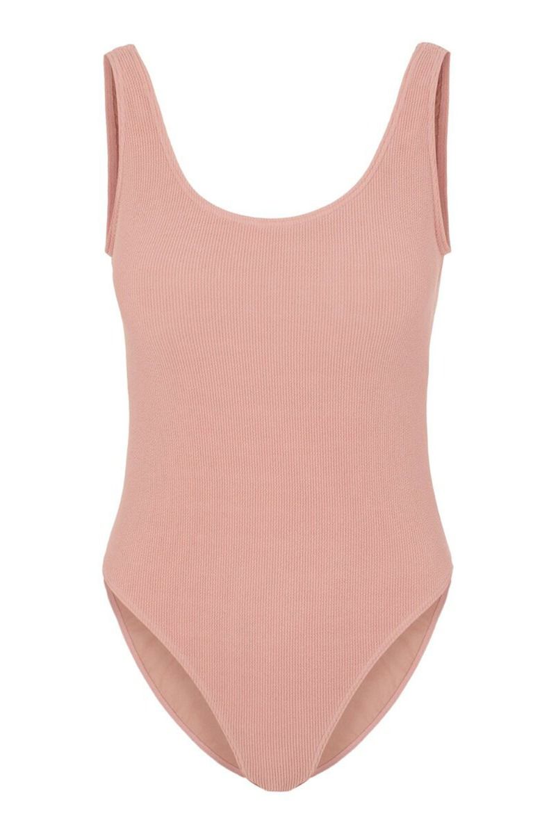 Pieces - Badetøj - PC Giorgia Swimsuit - Old Rose