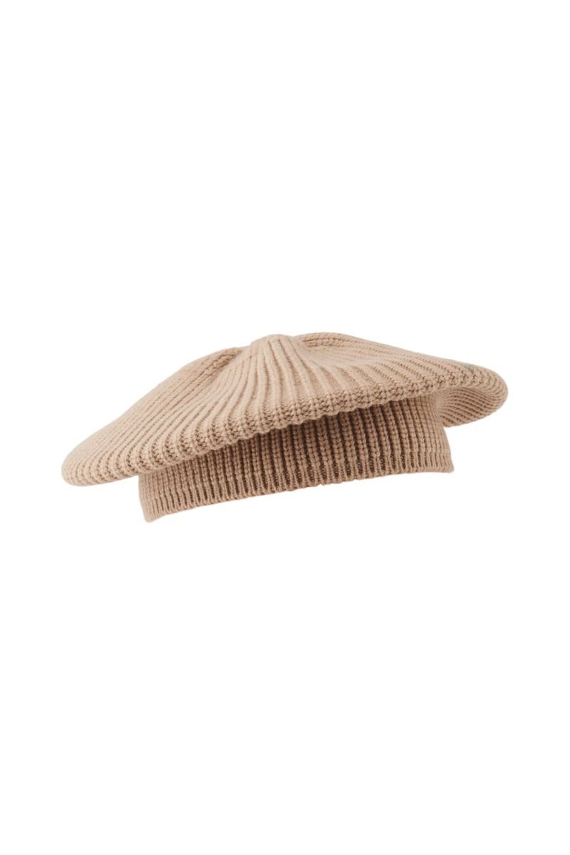 Pieces - Beret - PC Naima Beret - White Pepper